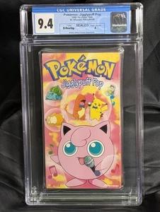 Pokemon Jigglypuff Pop Vol 14 (1998) Sealed VHS CGC 9.4 A Pioneer Watermarks - Imagen 1 de 4