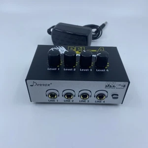 Donner DEL-4 Stereo Kopfhörerverstärker 4-Kanal Verstärker - Bild 1 von 9