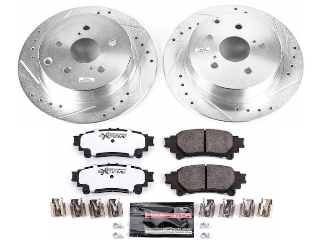 Rear Brake Pad and Rotor Kit For 12-19 Toyota Mirai Prius V RD54K4 - Изображение 1 из 1