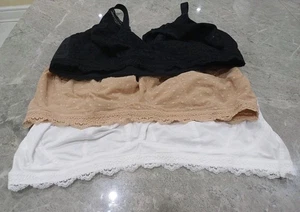 M&S Collection Lace Trim Non Wired Bralette Size 22 GG-H - Picture 1 of 11