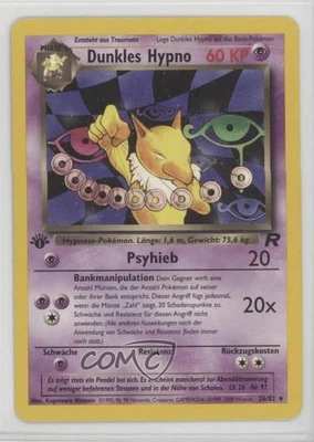 Dark Hypno German 1st Ed. Pokemon Team Rocket #26 2000 - Image 1 of 2