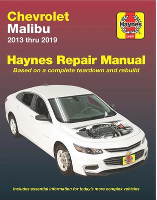 Chevrolet Malibu 2013-2019 Haynes manual de reparación Foto 1 de 4
