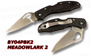 Spyderco Byrd Wiesenlark 2 FRN Plain Edge BY04PBK2 NEU - Bild 1 von 1