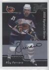 2002-03 ITG Be A Player Signature Series 2001-02 Buybacks Ray Ferraro #030 Auto