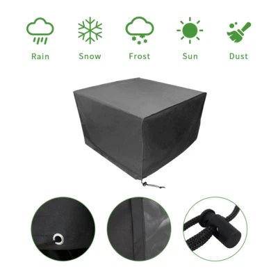 AMYONLINE Garden Patio Furniture Cover Oxford for Rattan Table Seat Square Cube Outdoor