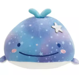 Jinbesan Baby Whale Stuffed Toy S Size Super Mochi Mochi Star Pattern - Picture 1 of 1