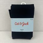 Cat & Jack Baby Girls Solid Opaque Tights Black Size 4T-5T - 1 Pair