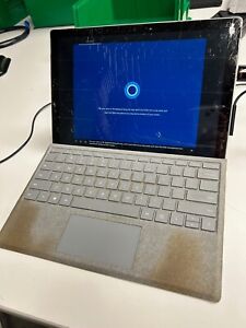 Microsoft Surface Pro 6 128GB , 12.3" cracked screen, no touch, with keyboard