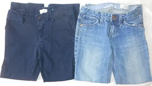 1989 Childrens Place GapKids 1969 Girls Size 6 Blue Dress Pants and Blue Jeans   - Picture 1 of 20