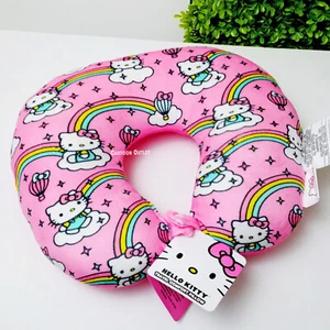 Sanrio Travel Super Soft Comfort Neck Pillow 12"x13" Hello Kitty New - Picture 1 of 5