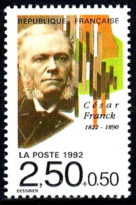 Francia nuovo di zecca MNH Cesar Franck Belgio compositore musica personalità/24 - Foto 1 di 1