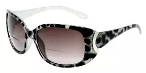 Women Fashion Square Bifocal Reading Sunglasses Sun Readers UV Protect - Picture 1 of 1