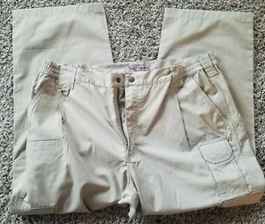 5.11 tactical pants Mens 38x27 Khaki range camping hiking outdoor - Picture 1 of 10