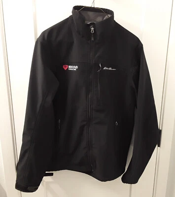Eddie Bauer First Ascent Company-Branded Black Jacket MENS M ZIP WARM SOFTSHELL - Image 1 of 4