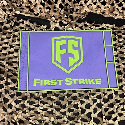 NEW First Strike Gun Tech Mat - Purple/Lime