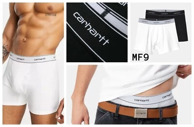 Pack Of 2 Carhartt Black Camo Mens Boxer Shorts Trunks, Comfort Mens Underwear