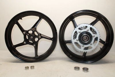 06-15 YAMAHA FZ1 OEM RUEDA DELANTERA RUEDA TRASERA ESPACIADORES PIÑÓN BUJE ROTOR 90* VÁSTAGO Foto 1 de 4