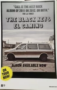 SCHWARZE SCHLÜSSEL 2011 EL CAMINO On Tour WERBEPLAKAT einwandfrei NEU alter Bestand - Bild 1 von 1
