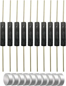 10pcs Plastic Reed Switch Reed Contact Normally Open (N/O) Magnetic Induction - Picture 1 of 82