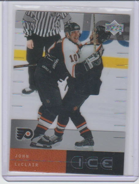 2000-01 Upper Deck Ice #30 John LeClair Philadelphia Flyers - Image 1 of 1