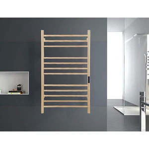12 Bars Towel Warmer Rack Wall Mounted with Timer Temperature Control - Picture 1 of 8