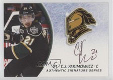 2013-14 Choice London Knights Signature Series CJ Yakimowicz #22 Auto
