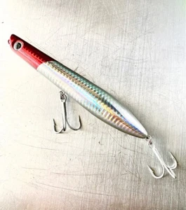 SALTWATER PENCIL POPPER 6" - 1-1/2oz TOPWATER WALKING LURE VMC 4X HOOKS - Picture 1 of 1