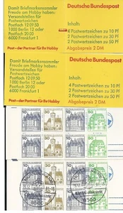 Bund MH 22 c postfrisch und gestempelt - Bild 1 von 3