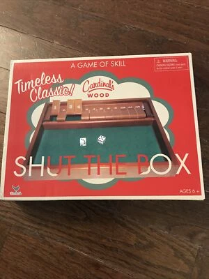 100% Complete 2009 Cardinal's Wood Timeless Classic! Shut The Box Game - Image 1 of 4