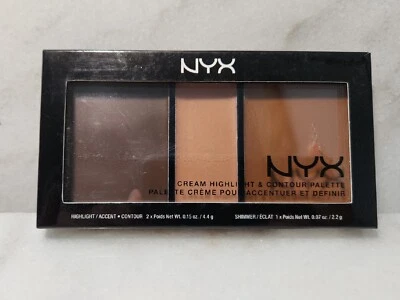 1-NYX Professional Makeup Cream Highlight & Contour Palette CHCP03 DEEP - Image 1 of 2