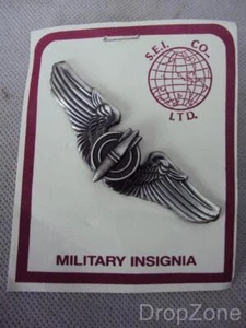 WWII Type USAAF US Air Force Bomb Aimer's Wings Badge / Insignia, Old Repro - Bild 1 von 2