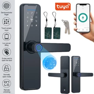 Tuya Elektronisches Fingerabdruck Türschloss APP Fingerprint Türöffner Schloss - Bild 1 von 21