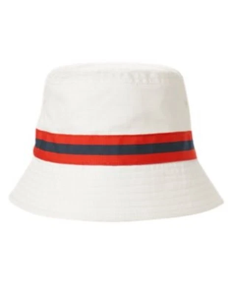 GYMBOREE ISLAND CRUISE WHITE RIPSTOP BUCKET HAT 12 24 2T 3T 4T 5T NWT - Image 1 of 1