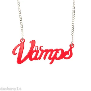 The Vamps Girl's Red Logo The Vamps Necklace One Size New - Picture 1 of 7