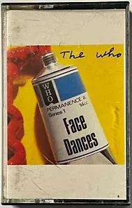 The Who Face Dances CASSETTE Tape 1981 Warner W5 3516 Pete Townshend RARE! OOP! - Picture 1 of 1