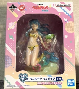 Figura Urusei Yatsura Parte 2 Lum & Ten Ichiban Kuji Último Premio Bandai Japón - Imagen 1 de 24