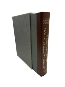 Drawings of the North American Indians George Catlin 1984 1st 1/4 leather B2 - Bild 1 von 11