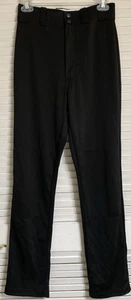 Men's Rawlings Semi-Relaxed Full Length Baseball Pant, Open Hem, Small, Black - Picture 1 of 4