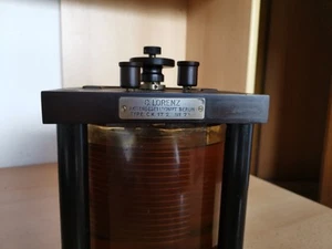TELEFUNKEN AEG-LORENZ DETEKTOR E4, DREHKONDENSATOR VON CA. 1905, VINTAGE - Bild 1 von 6