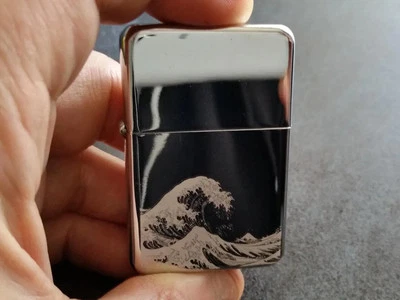 Great Wave Off Kanagawa Lighter – Japanese Art - Personalised Engraving