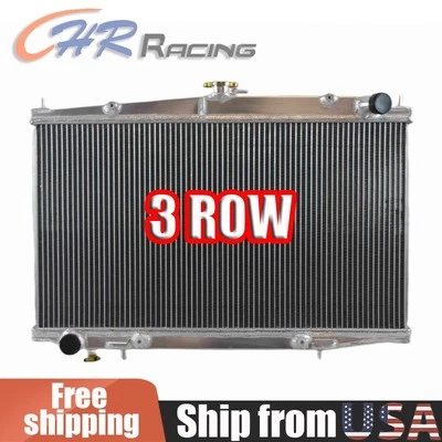 Radiador de alumínio para Nissan Altima L4 2.4L AT MT 1993-1999 1994 1995 1996 1997 - Imagem 1 de 4