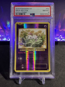 2016 | Pokemon Evolutions | Mew Reverse Holo | 53/108 | PSA 8 - Picture 1 of 2