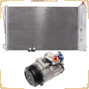 For 01-05 Mercedes-Benz C320 C240 Base V6 AC Condenser & Compressor Cooling Kit - Picture 1 of 6