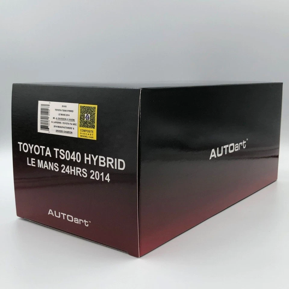 AUTOart Toyota Ts040 Hybrid Le Mans 2014 Composite Model Car