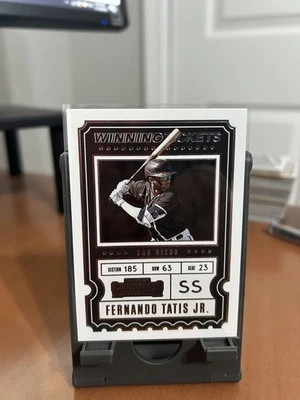 2020 Panini Contenders Fernando Tatis Jr. Winning Tickets Insert #WT-15 - Image 1 of 2