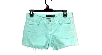 J. Brand for Intermix womens shorts sz 24 aqua booty beach resort vacation - Image 1 of 4