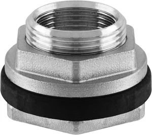 1" NPT Innengewinde Schott Wassertank Verschraubung mit Gummiring stabilisierend, 30 - Bild 1 von 12