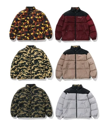 A BATHING APE Men's 1ST CAMO REVERSIBLE DOWN JACKET 1L80144005 b - Image 1 of 4
