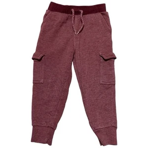 Joggers de lana borgoña azul marino viejo para niños pequeños - talla 2T - Imagen 1 de 2