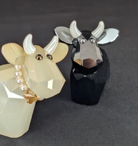 Nicht mehr im Handel erhältlich Swarovski 2010 Lovlots Mo & Ricci Kühe Set mit Box & Zertifikat - Bild 1 von 10